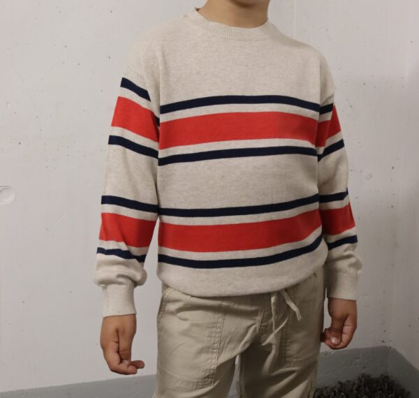 Gestreifter Pullover