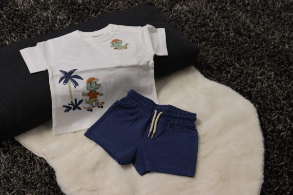 Flame Bermuda Strickset