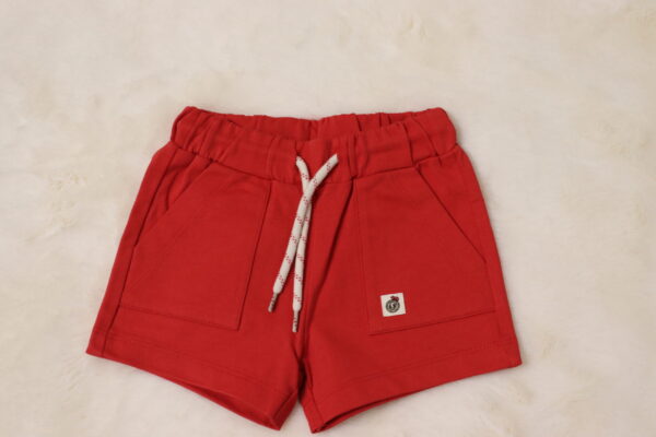 Fleece-Bermudashort Rot